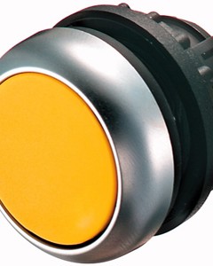 Push button front M22 yellow M22-D-Y